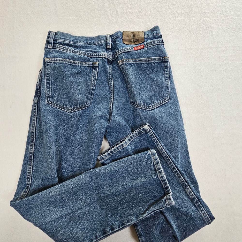 Wrangler Hero Authentic Jeans Mens 33x30 Reg. Fit Straight Leg Medium Wash Denim - Picture 10 of 11